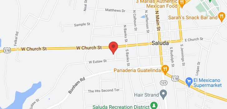 map of 102 S Ramage Street, Saluda, SC 29138